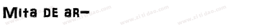 Mita de ar字体转换